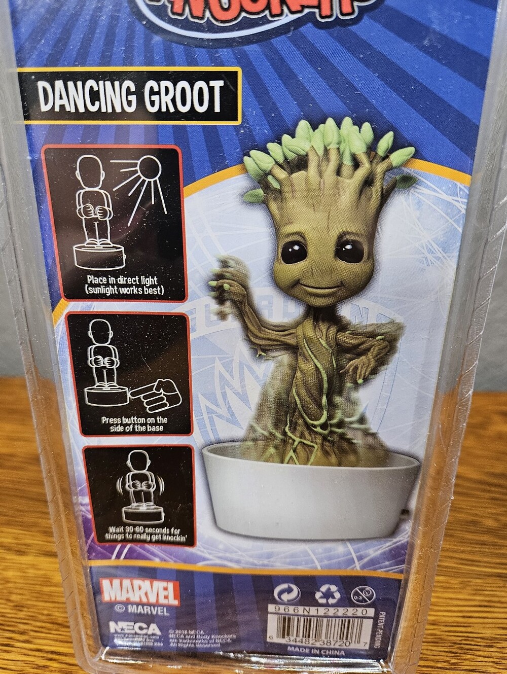 Marvel Groot Body Knocker Bobble Head Toy NEKA Guardians of The Galaxy Toys - Picture 5 of 7